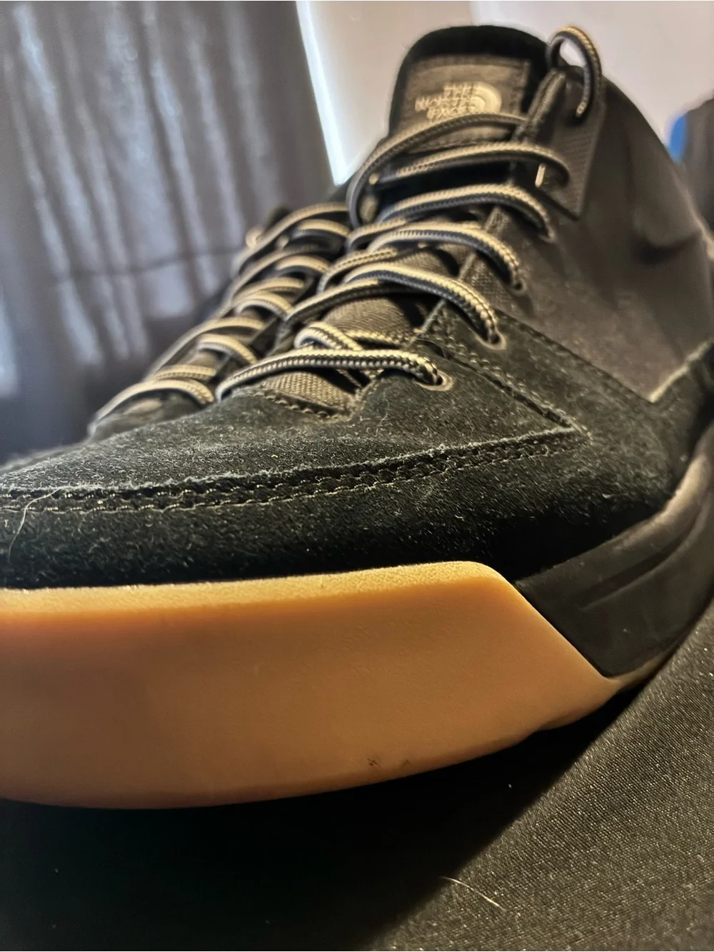 The North Face Men's Black Boots with Gum Outsoles